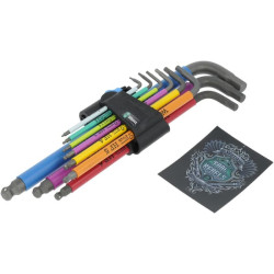 Kampinių šešiakampių raktų rinkinys 950/9 Hex-Plus 05022210001