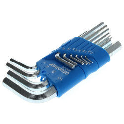 Šešiakampių raktų rinkinys, 10 dalių SLH4210