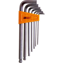 Šešiakampių raktų rinkinys, 7 dalys, 2,5–10 mm, „Gopart 10002GP“