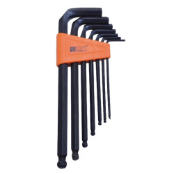 Šešiakampių raktų rinkinys, 7 dalys, 2,5–10 mm, „Gopart 10002GP“