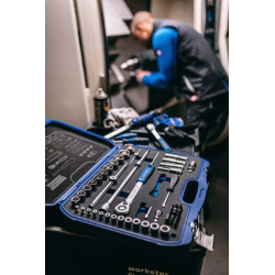 1/4"+1/2" galvučių rinkinys, 69 vnt. 19BMC20