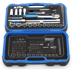 1/4"+1/2" galvučių rinkinys, 69 vnt. 19BMC20