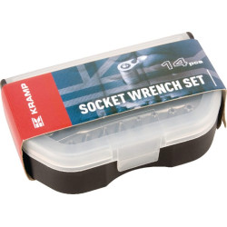 Galvučių rinkinys Mini 1/4" 14 dalių 1804970909KR