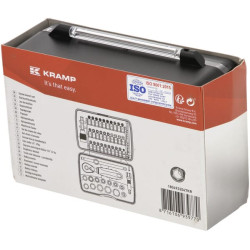 Galvučių rinkinys Mini 1/4" 47 dalių 1804922047KR