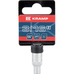 1/4 colio 6 kampų galvutės, 3/16 colio, 18060061050KR