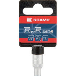 1/4 colio šešiakampė galvutė, 5,5 mm, 18060060055KR