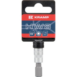 Atsuktuvo antgalis, 1/4 colio, šešiakampis, 8 mm, 18060065008KR