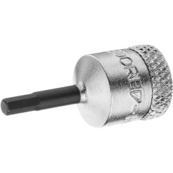 Atsuktuvo antgalis, 1/4 colio, šešiakampis, 2,5 mm, IN2025GED