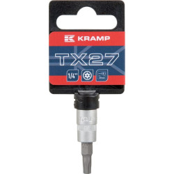 Atsuktuvo antgalis, 1/4" Torx TX 27, 18060066027KR