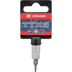 Atsuktuvo antgalis, 1/4" Torx TX 8, 18060066008KR