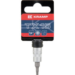 Atsuktuvo antgalis, 1/4" Torx TX 15, 18060066015KR