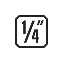 Šešiakampė galvutė 1/4"-T15 DPITX20T15