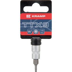 Atsuktuvo antgalis, 1/4" Torx TX 9, 18060066009KR