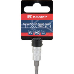 Atsuktuvo antgalis, 1/4" Torx TX 25, 18060066025KR