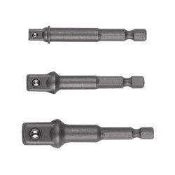 Adapterių rinkinys, 3 vnt., 1/4"-3/8"-1/2" 751970