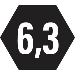 Galvučių laikiklis, trumpas 1/4"-1/4" 673KGED