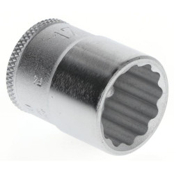 12 pusių 3/8"-17 mm lizdas DPD3017