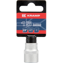 3/8" šešiakampė galvutė, 15 mm 18060100150KR