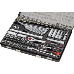 Kombinuotų galvučių rinkinys 1/4" + 1/2" 82 dalių 180482420KR