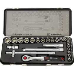 1/2 colio galvučių rinkinys, 24 dalys, 1804924024IKR