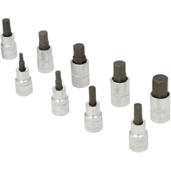 1/2 colio 6 kampų galvučių rinkinys, 9 dalys, colinis 18049240093KR