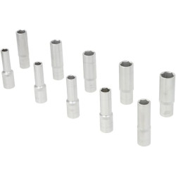 1/2 colio galvučių rinkinys, 10 dalių, 1804924010KR