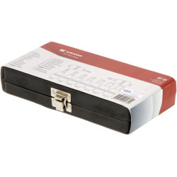 1/2 colio 6 kampų galvučių rinkinys, 9 dalių, metrinis 18049240092KR