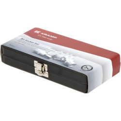 1/2 colio 6 kampų galvučių rinkinys, 9 dalių, metrinis 18049240092KR