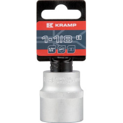 1/2 colio šešiakampė galvutė, 1 1/8 colio, 18060131310KR