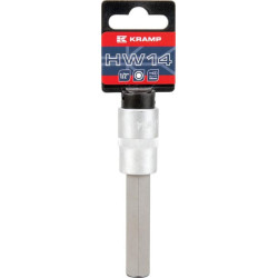 Atsuktuvo antgalis, ilgas 1/2 colio, šešiakampis, 14 mm 18060135114KR