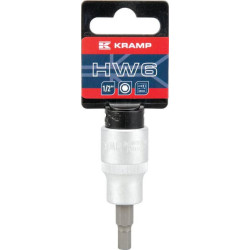 Atsuktuvo antgalis, 1/2 colio, šešiakampis, 6 mm, 18060135006KR