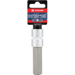 Atsuktuvo antgalis, ilgas 1/2 colio, šešiakampis, 19 mm, 18060135119KR