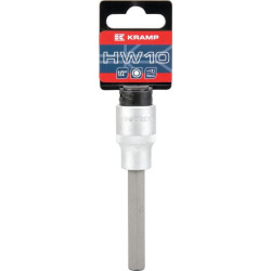 Atsuktuvo antgalis, ilgas, 1/2 colio, šešiakampis, 10 mm, 18060135110KR