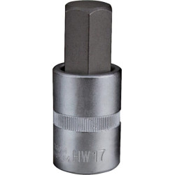 Atsuktuvo antgalis, 1/2 colio, šešiakampis, 17 mm, 18060135017KR