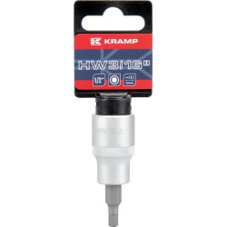 Atsuktuvo antgalis, 1/2" šešiakampis, 3/16" 18060135205KR