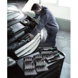 9 dalių antgalių rinkinys 05004201001WERA