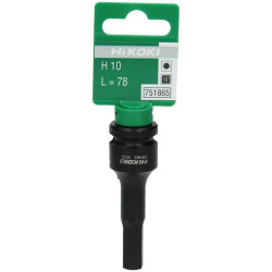 Smūginė galvutė 1/2" šešiakampis antgalis 10 mm 751865