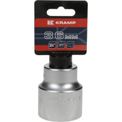 3/4 colio 6 kampų galvutė, 36 mm 18060190360KR