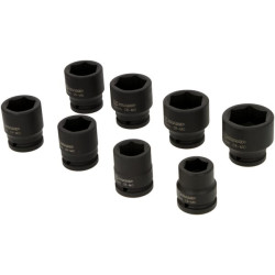 Smūginių galvučių rinkinys 3/4" 8 dalių 1803928009PKR