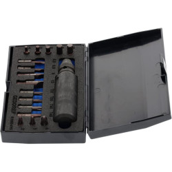 Smūginių atsuktuvų rinkinys, 18 dalių, HGK1900018