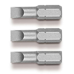 Plokšti antgaliai 1/4" Kombinuoti 4x0,5 / 5,5x0,8 / 6,5x1,2-25mm 4100301