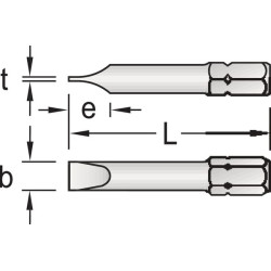 Antgalis plokščias 6,5 mm 5/16" HG88065