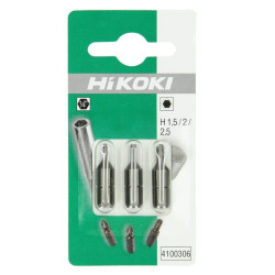 Šešiakampiai antgaliai 1,5 / 2 / 2,5 -25 mm (3 vnt.) 4100306