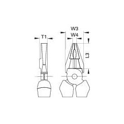Kombinuotos replės, 180 mm, TA8210180JC