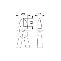 Šoniniai pjaustytuvai 125 mm TA8314125TL
