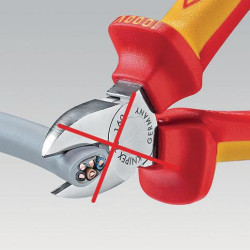 Kabelių žirklutės VDE 165 mm Knipex TA9516165