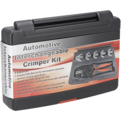 9 colių anglinio plieno užspaudimo replės su 5 užspaudimo matricomis LAT2000ASS3KR