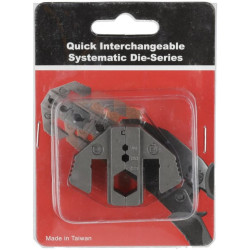 RG tipo koaksialinių kabelių jungčių (RG 8, 11, 174, 179, 213) užspaudimo kaladėlių rinkinys LAT2000E4KR