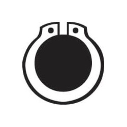 Žiedinių replės Ø 40-100 mm, išoriškai lenktos 90° TA8000A31