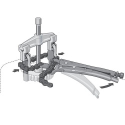 Grandinės fiksavimo replės TA136K105